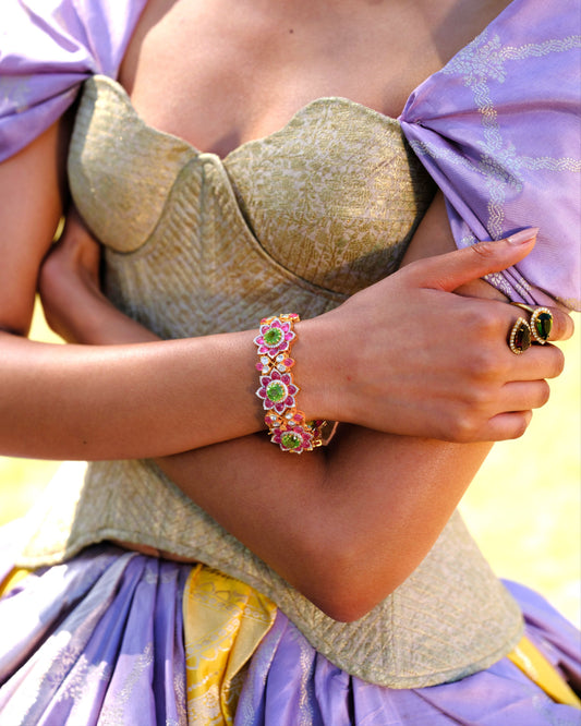 FLORET | Bracelet Collection | Vasundhra Raj Luxury Jewellery