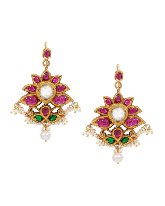 CHANDRAMA | EARRINGS Collection | Vasundhra Raj Luxury Jewellery